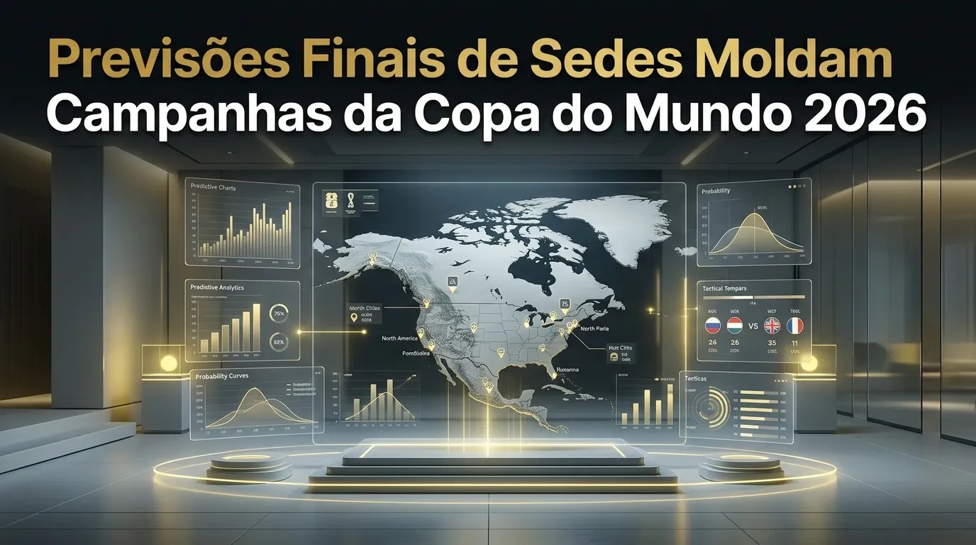 Previsões Finais de Sedes Moldam Campanhas da Copa do Mundo 2026